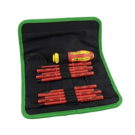 Trousse Tournevis Lame Interchangeable Isolé 1000V 1 Trousse Tournevis Lame Interchangeable Isolé 1000V