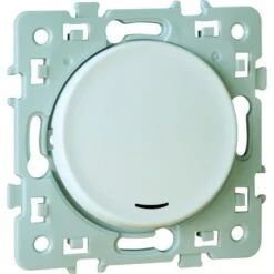 Va-et-vient Lumineux SQUARE 1 Poste - 10AX - 250V - Blanc