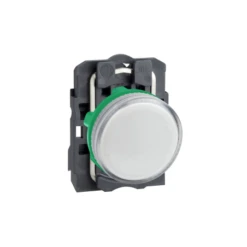 Schneider® Voyant Lumineux BA9s - Ø22 - Blanc - Direct 250V Max - Vis étrier