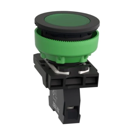 Schneider® Voyant Lumineux DEL - Flush - Vert - 230V - Vis étrier - Harmony XB5 3 Schneider® Voyant Lumineux DEL - Flush - Vert - 230V - Vis étrier - Harmony XB5 – Image 3