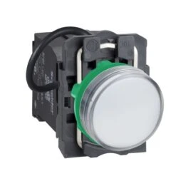 Schneider® Voyant Lumineux LED Ø22 - Blanc - Alim. Transfo. 400V - Vis étrier