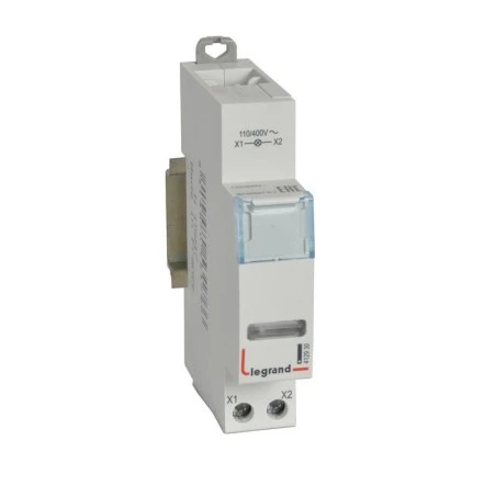 Legrand Voyant Simple LED Blanc 110V~ à 400V~ - 1 Module 1 Legrand Voyant Simple LED Blanc 110V~ à 400V~ - 1 Module